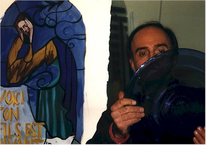 Pierre-Alain PAROT / coloration avec des cives pour GAROUSTE